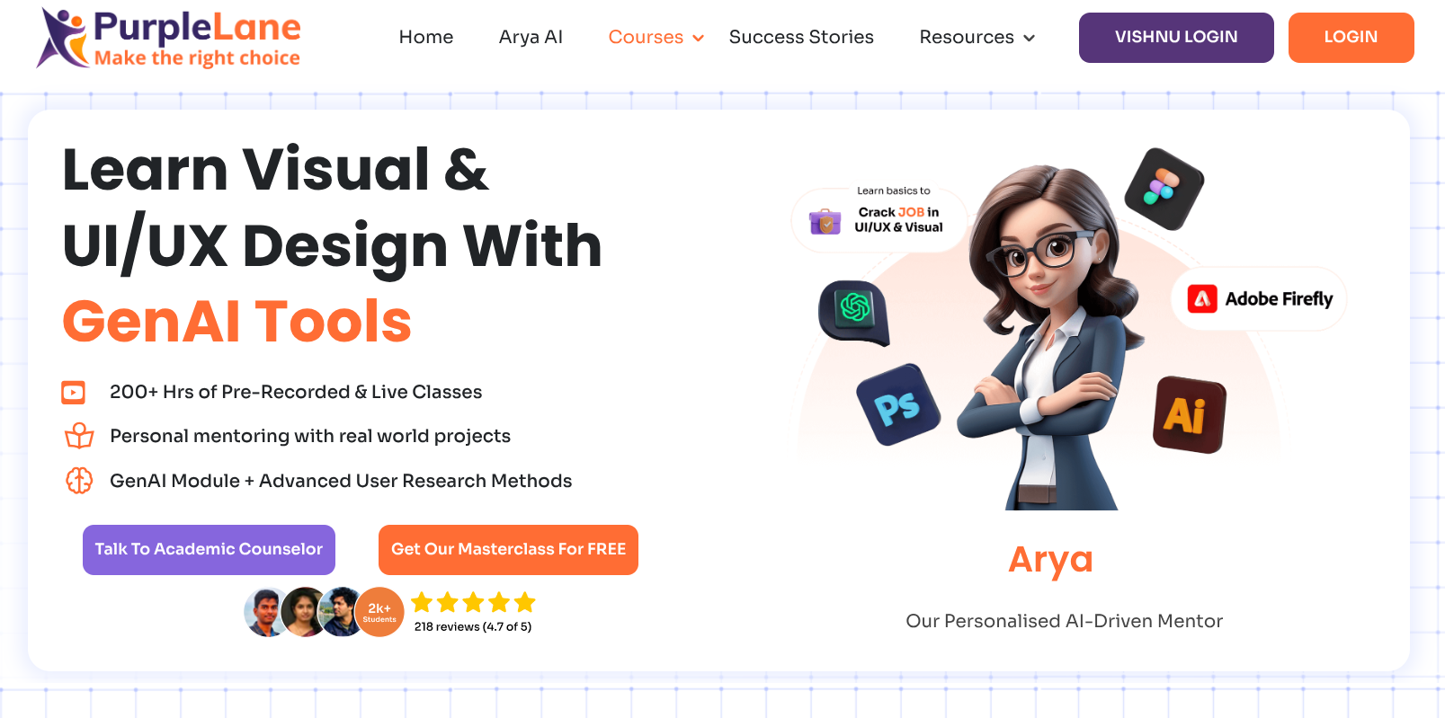 UI/UX training institute platform